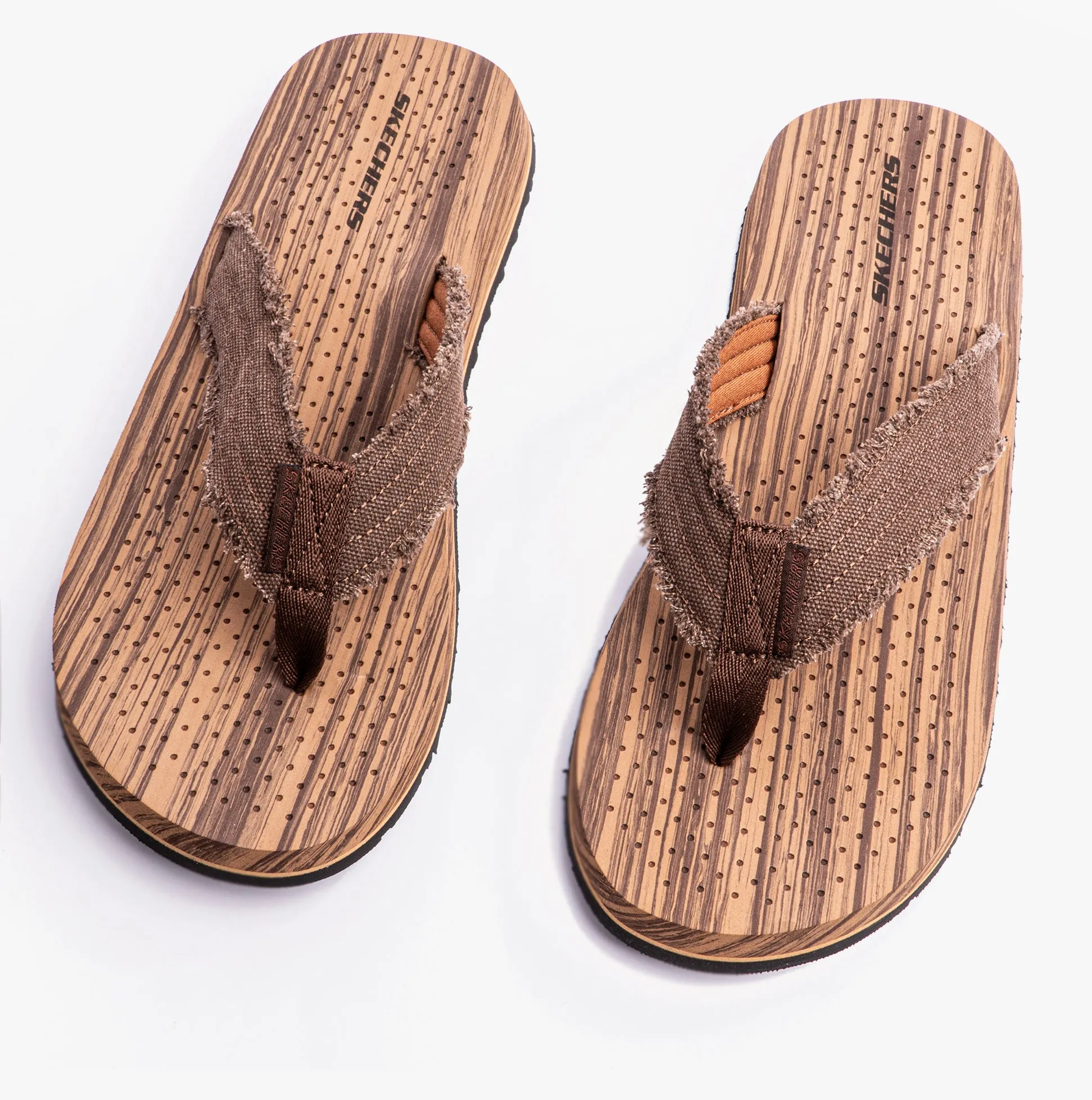 205098/BRN TANTRIC - FRITZ Mens Toe Post Sandals Brown