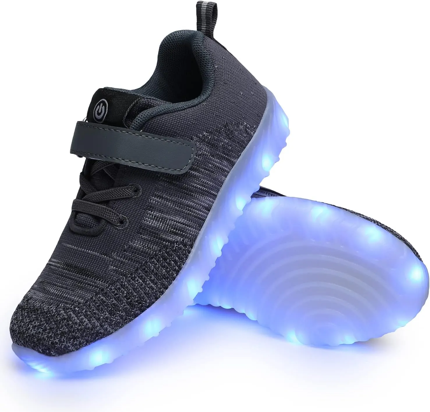 AoSiFu Kids Light Up Shoes Toddler Girls Boys Breathable Led Flashing Sneakers USB Charge