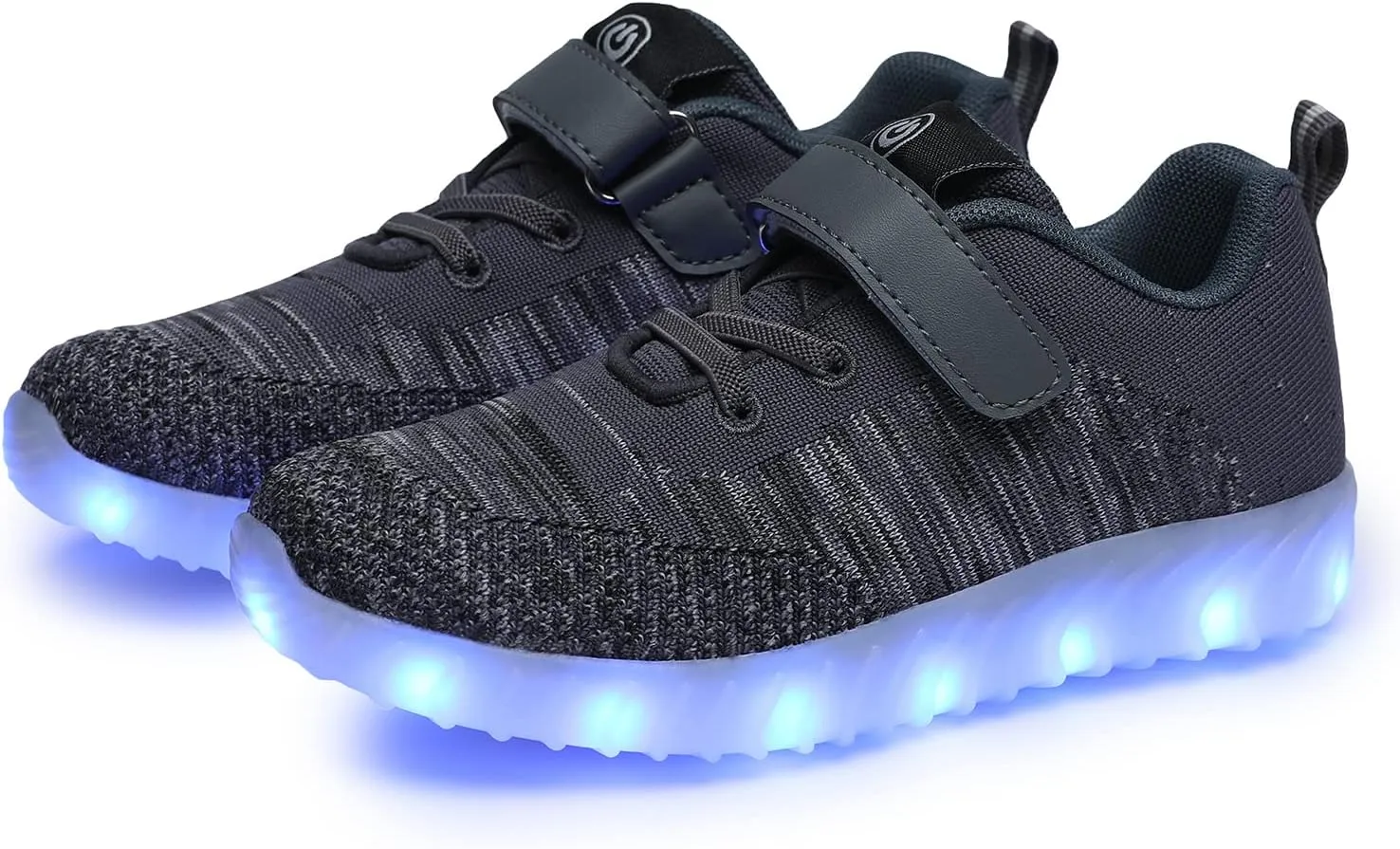 AoSiFu Kids Light Up Shoes Toddler Girls Boys Breathable Led Flashing Sneakers USB Charge