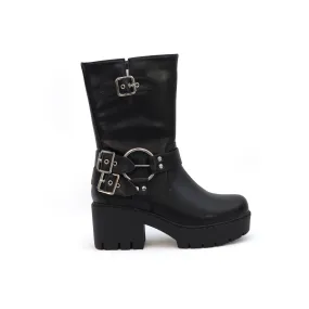 BLAKELY Women's Biker Boots With Lugsole