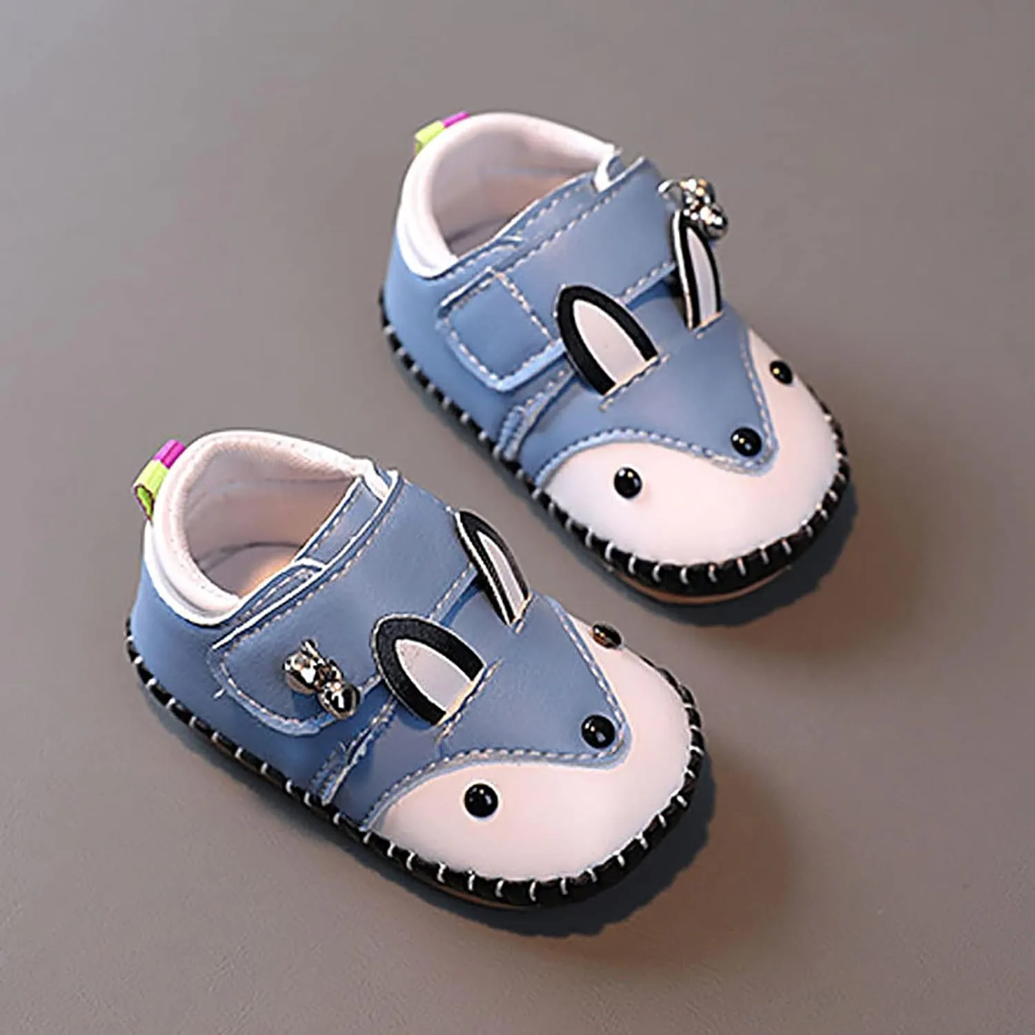 Cute 𝐂artoon Prewalkers Shoes for Infant Baby Boys Girls Soft Sole Leather Non Slip Comfortable Sports Footwear