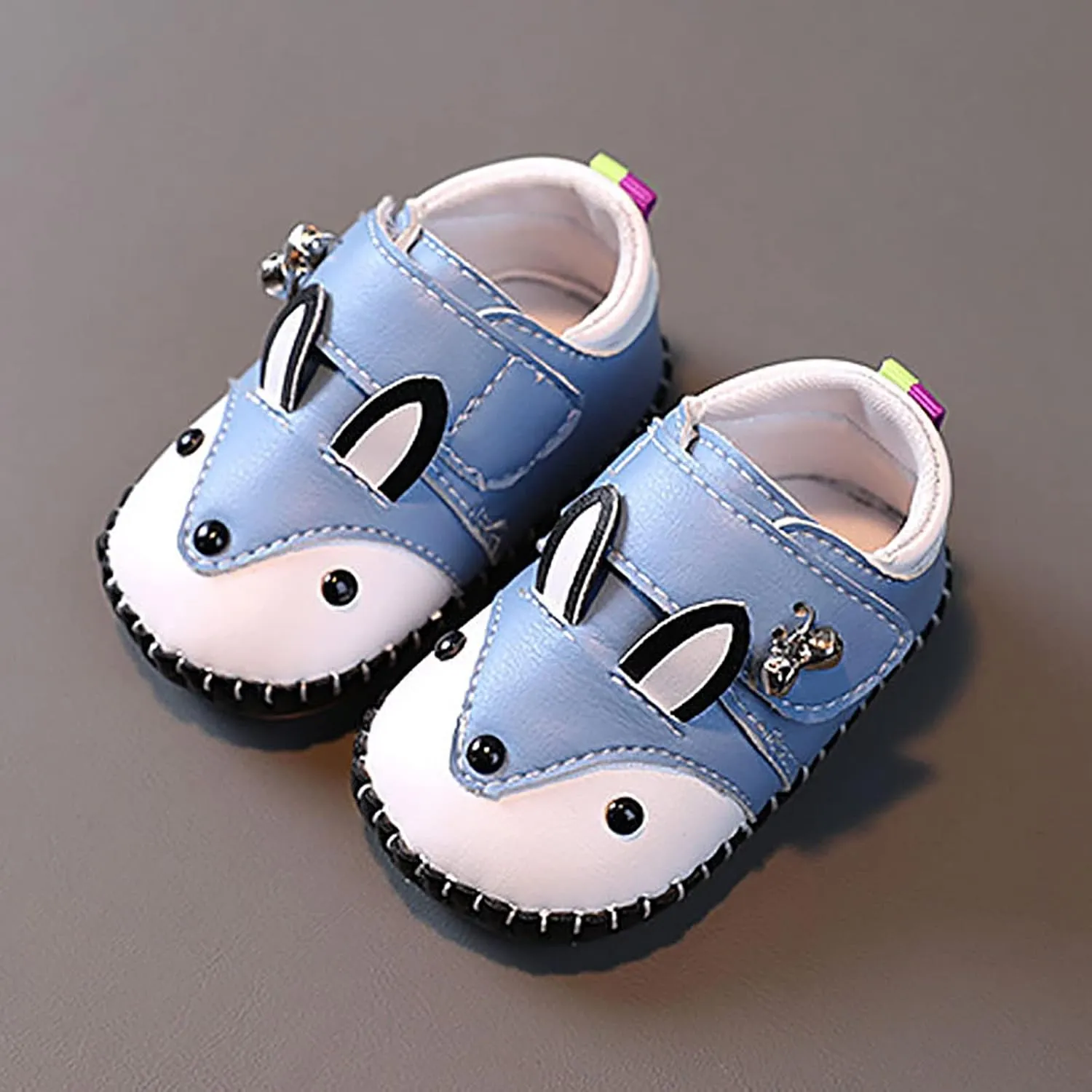 Cute 𝐂artoon Prewalkers Shoes for Infant Baby Boys Girls Soft Sole Leather Non Slip Comfortable Sports Footwear