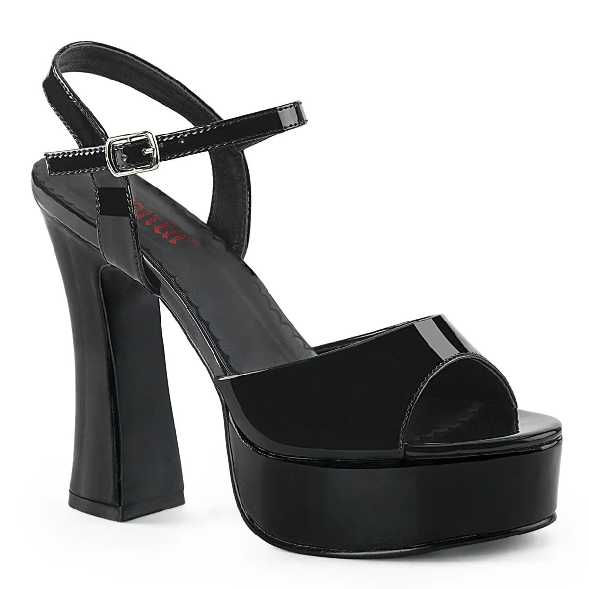 DemoniaCult Dolly 09 Womens 5 Inch Chunky Heel, Sandals