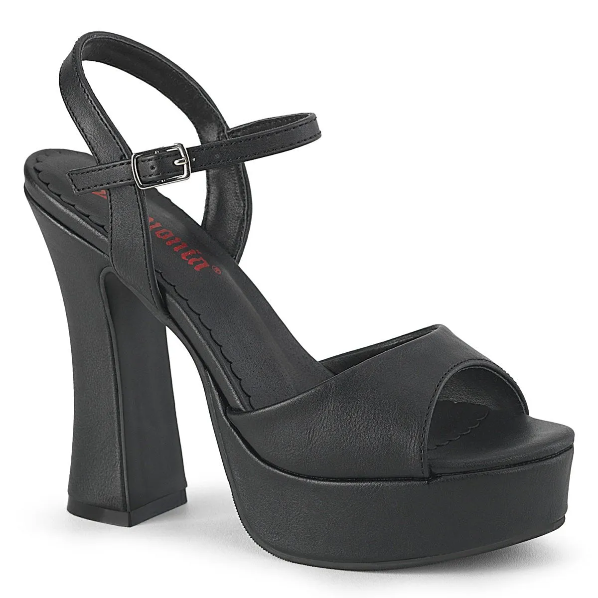 DemoniaCult Dolly 09 Womens 5 Inch Chunky Heel, Sandals