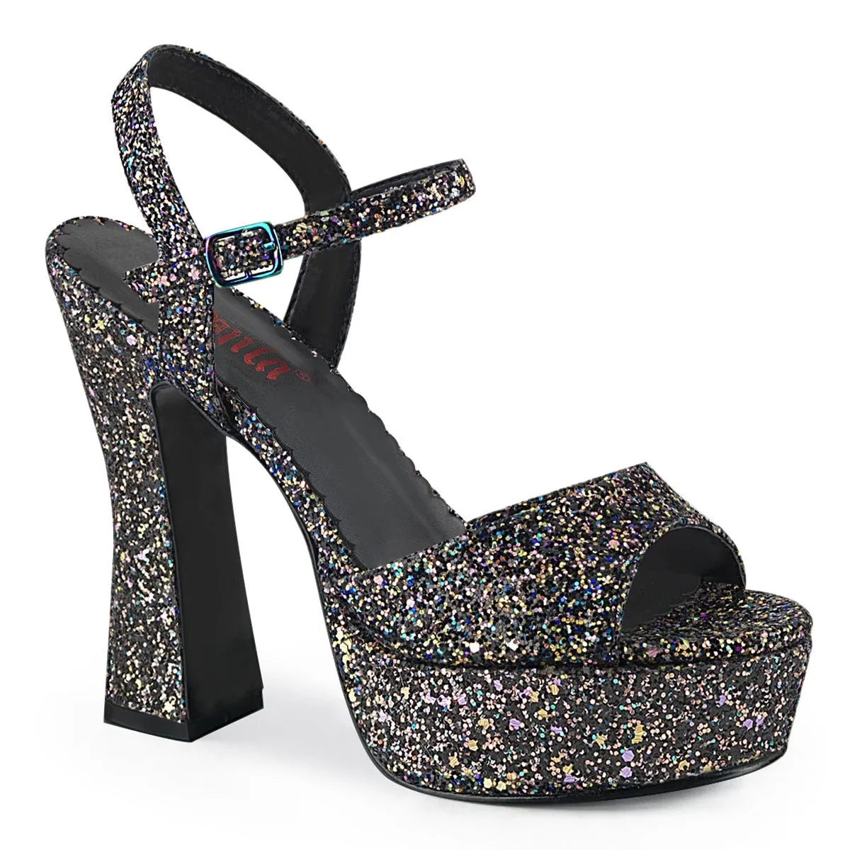 DemoniaCult Dolly 09 Womens 5 Inch Chunky Heel, Sandals