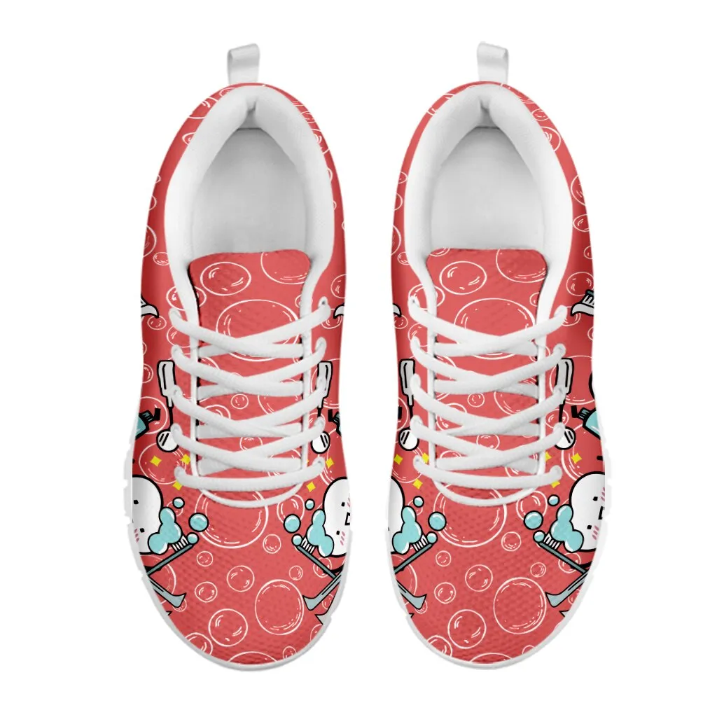 Dental Teeth Prints Casual Women Shoes Flats Sneakers Air Mesh Comfortable Ladies Footwear Zapatos Mujer