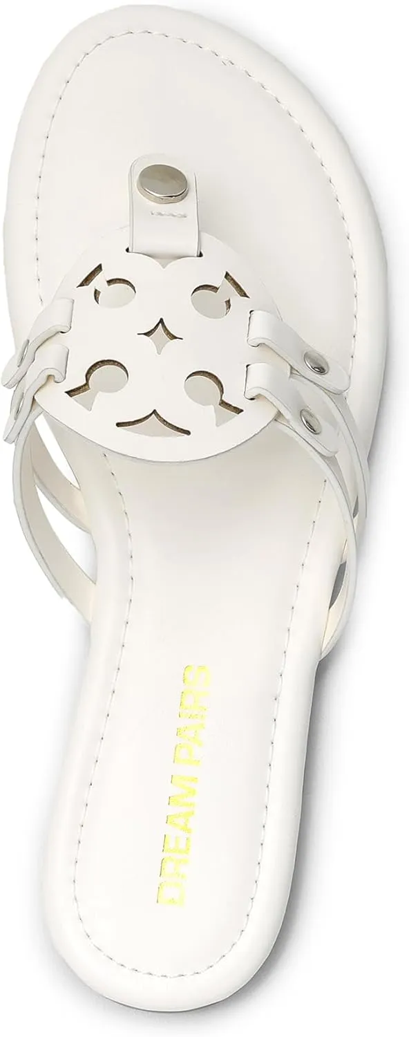 DREAM PAIRS Flip Flops for Women Comfortable Thong Flat Sandals for Summers Dress Beach