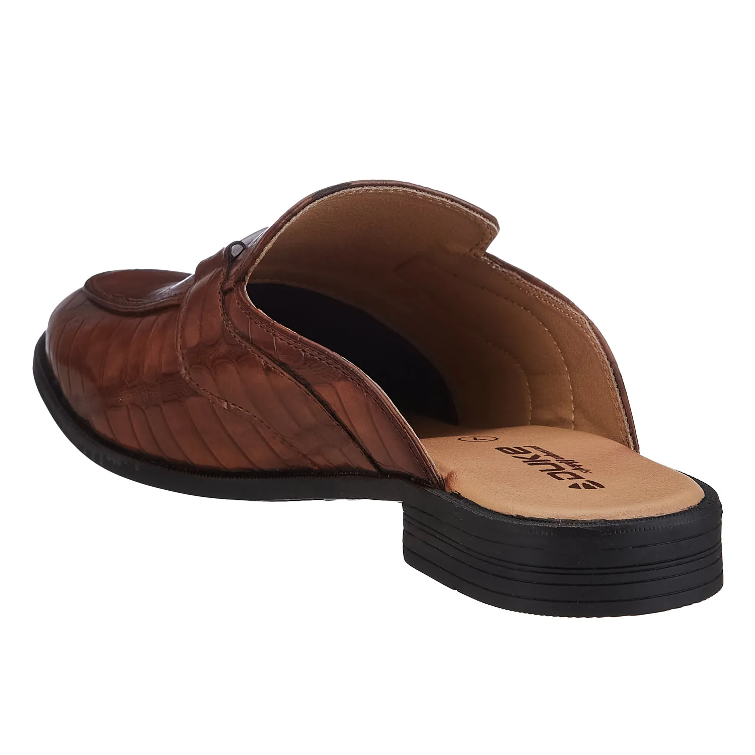 Duke Men Croc Textured Mules (FWOL4026)