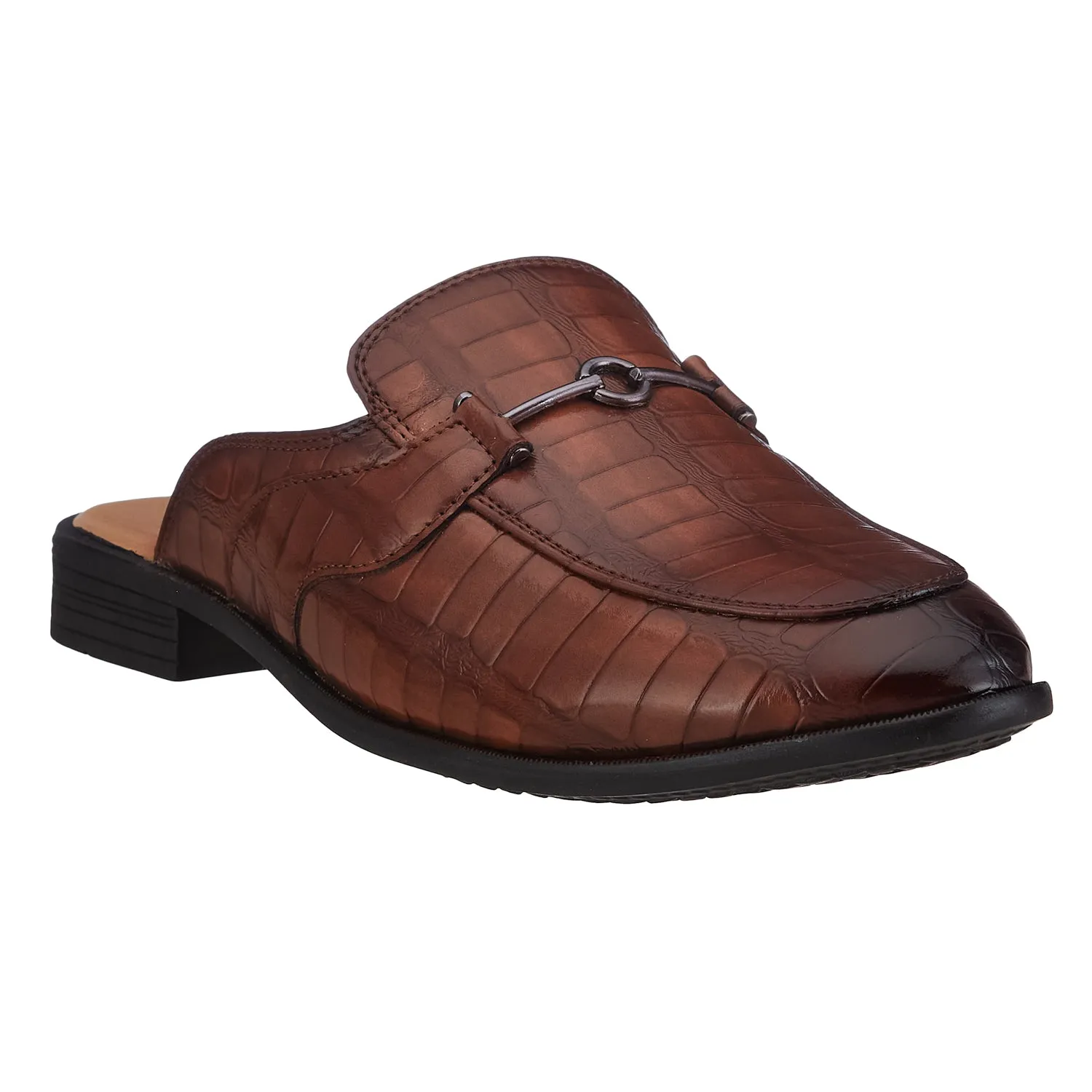 Duke Men Croc Textured Mules (FWOL4026)