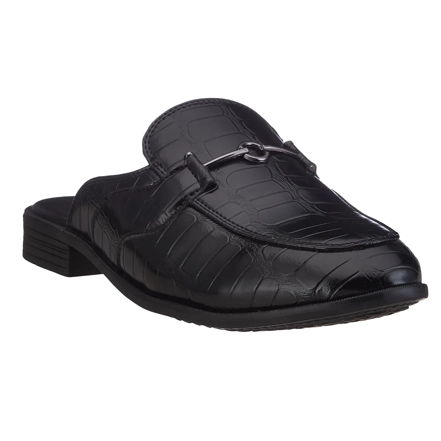 Duke Men Croc Textured Mules (FWOL4026)
