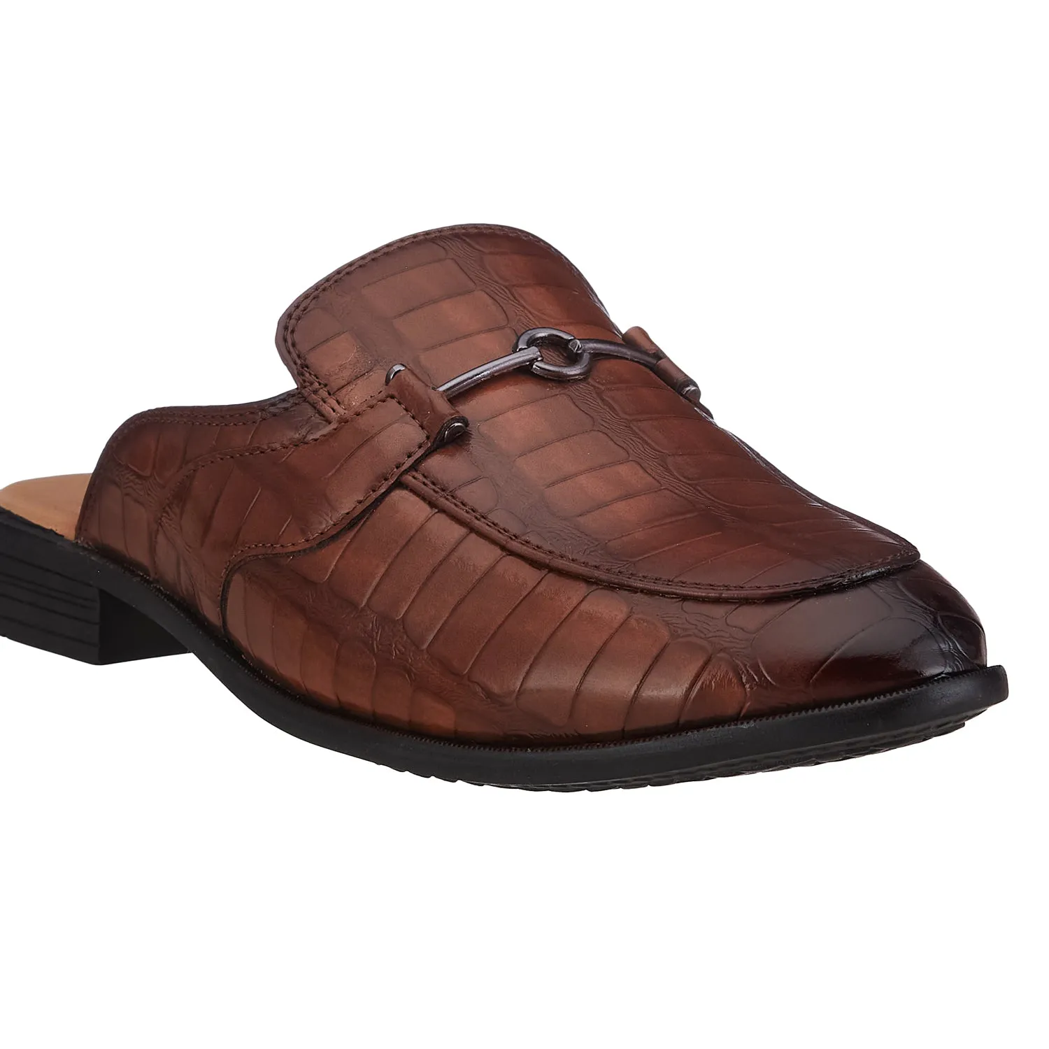 Duke Men Croc Textured Mules (FWOL4026)