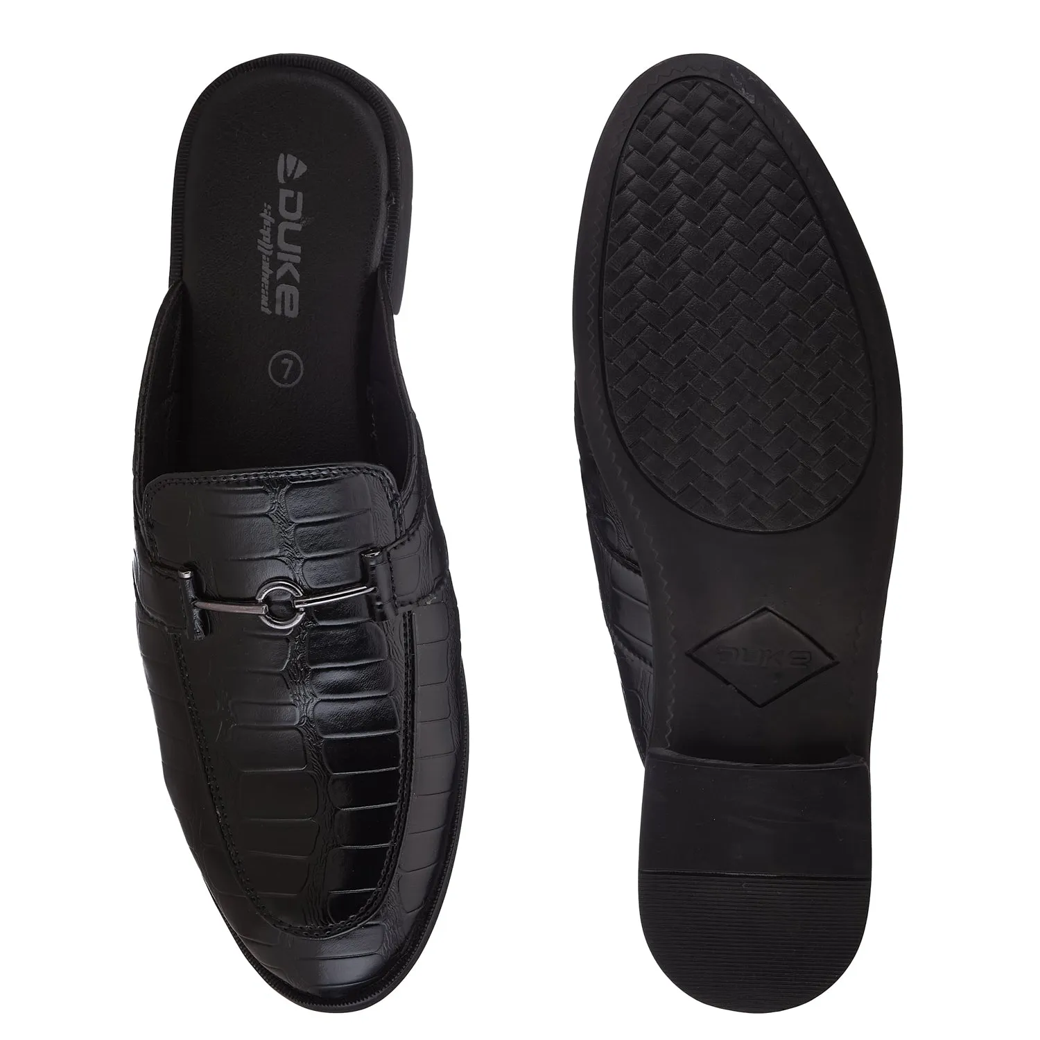 Duke Men Croc Textured Mules (FWOL4026)