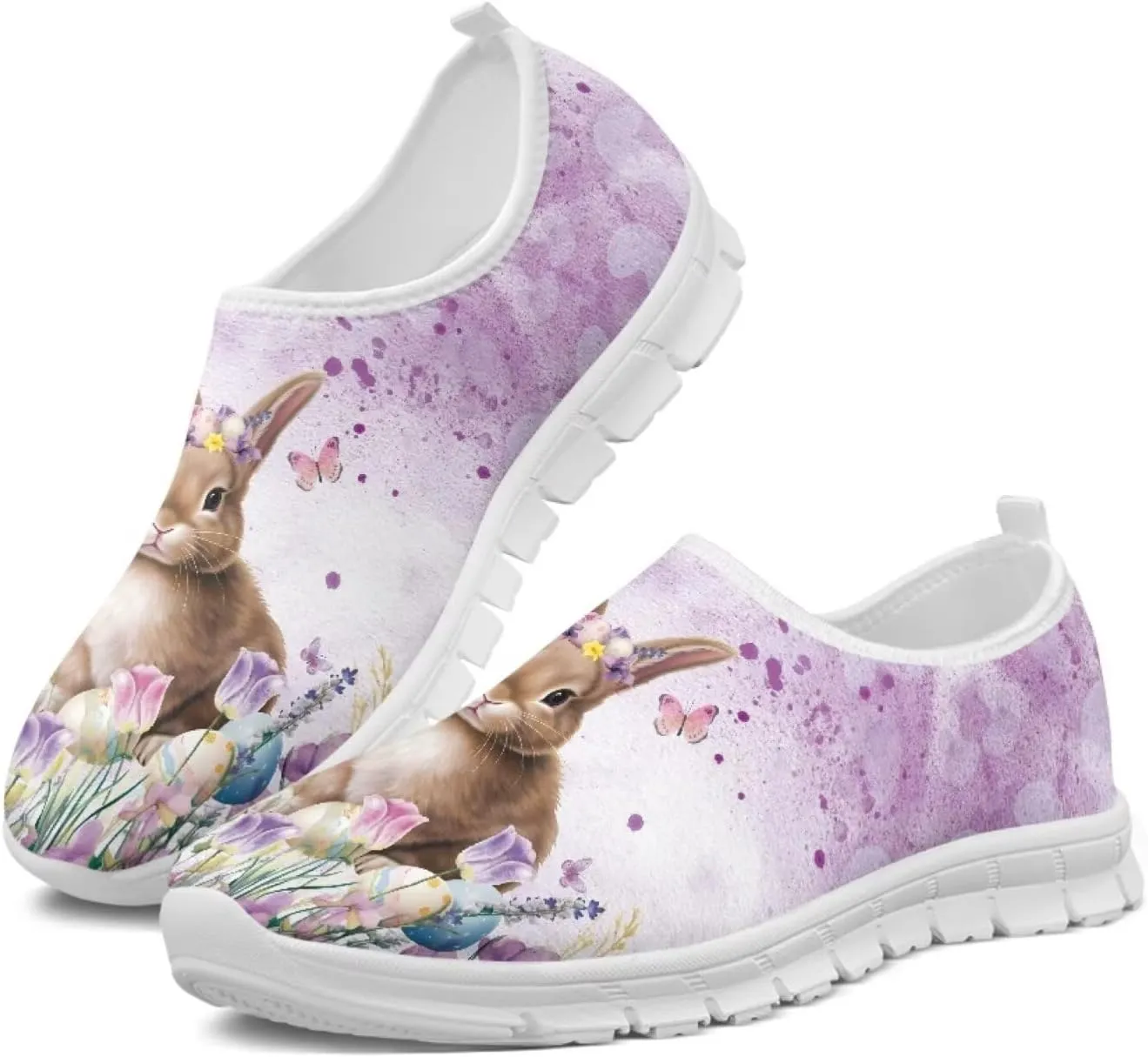 Easter Outdoor Loafers Casual Wide Toe Walking Shoes Classic Flats Leisure Loafer for Womens Girls