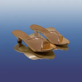Elegant Nude Slip-On Heels