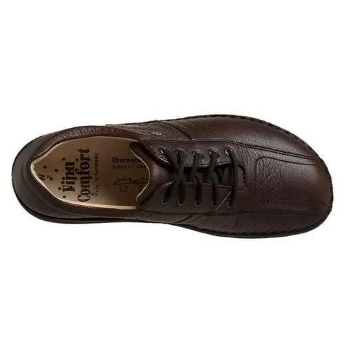 Finn Comfort Men's Dijon Lace Shoes- Dark Brown