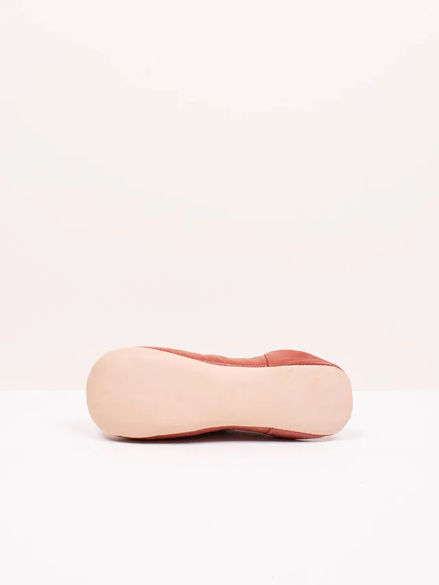 Handmade Babouche Slippers | Terracotta