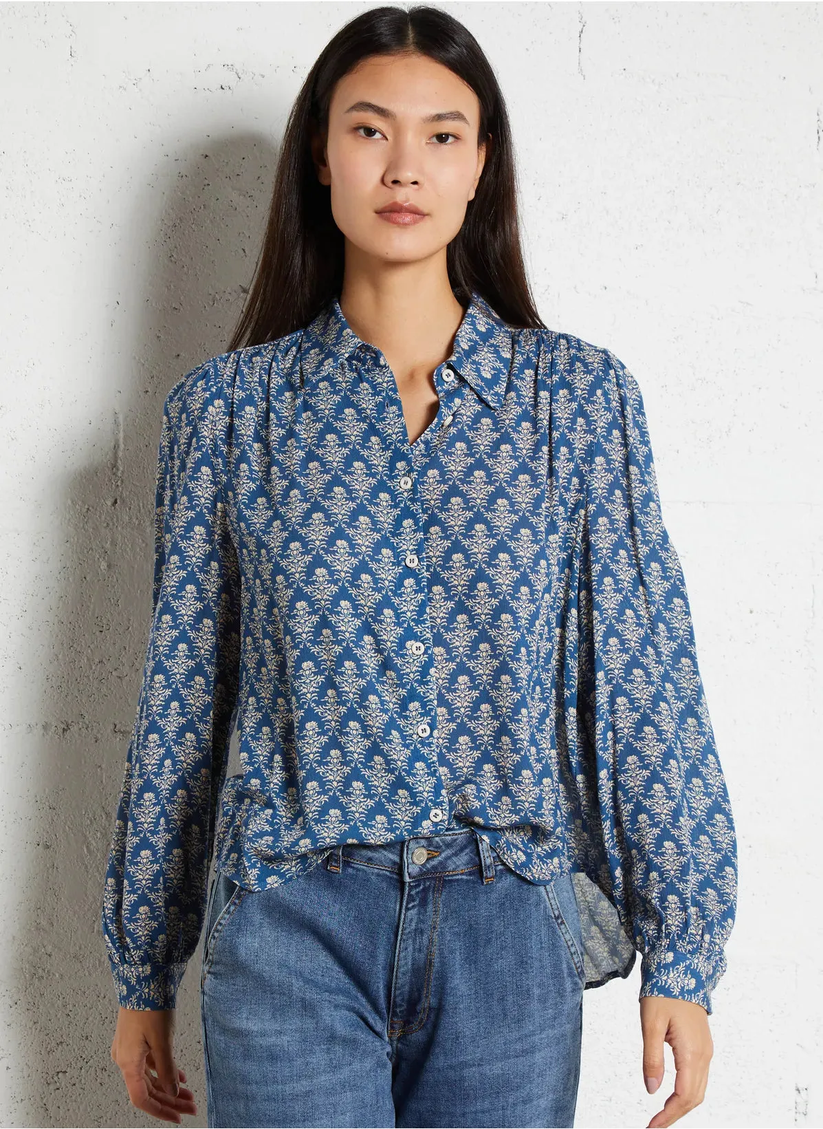 Laura Button Up