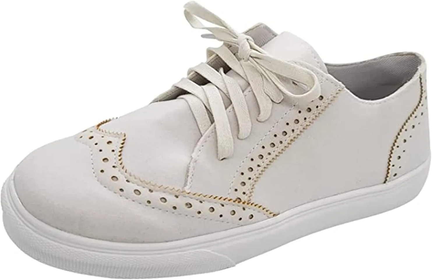 Lausiuoe Shoes For Women Sneakers Trendy Slip on Low Top Canvas Walking Shoes Non Slip Fashion Casual Flat Loafers