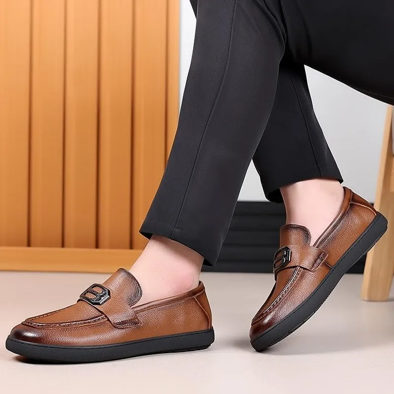 Mens Oxfords Shoes Slip On Classic Fashion Casual Dress Business Shoes