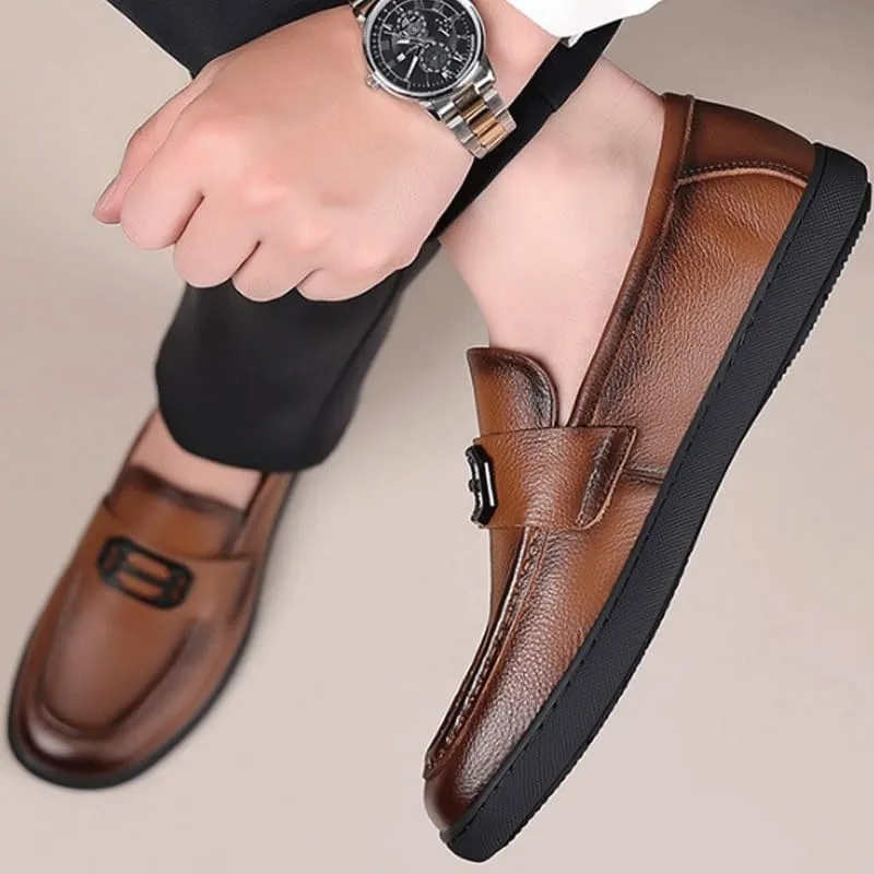Mens Oxfords Shoes Slip On Classic Fashion Casual Dress Business Shoes