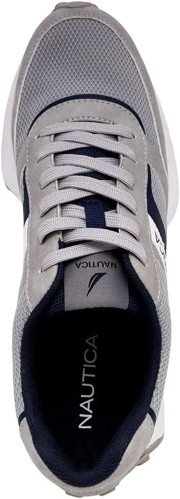 Nautica Men's Lace-Up Sneakers  Casual, Stylish, and Comfortable for Walking