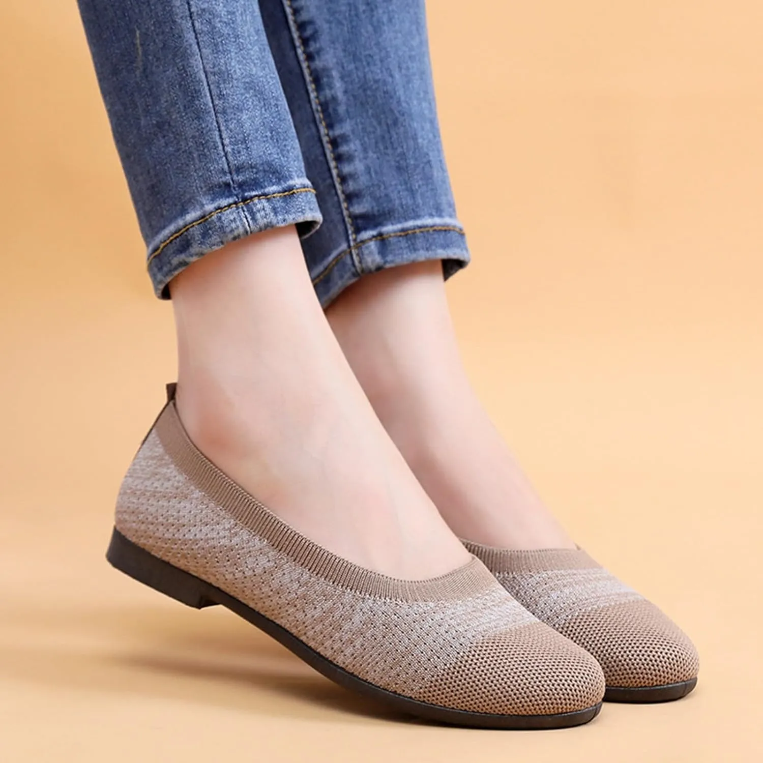 Orthopedic Tennis Shoes for Women Mesh Lace-Up Casual Sneakers Comfortable Lightweight Non Slip Cushion Sneakers Wide Width Running Shoes