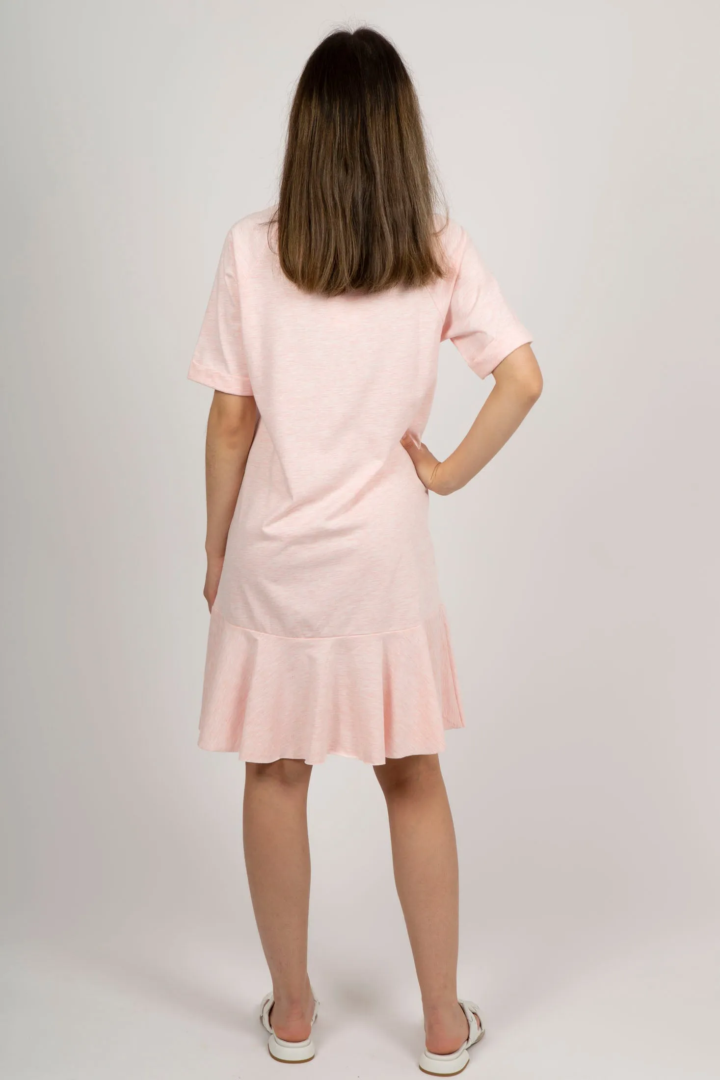 Payton Dress - Light Pink Mélange
