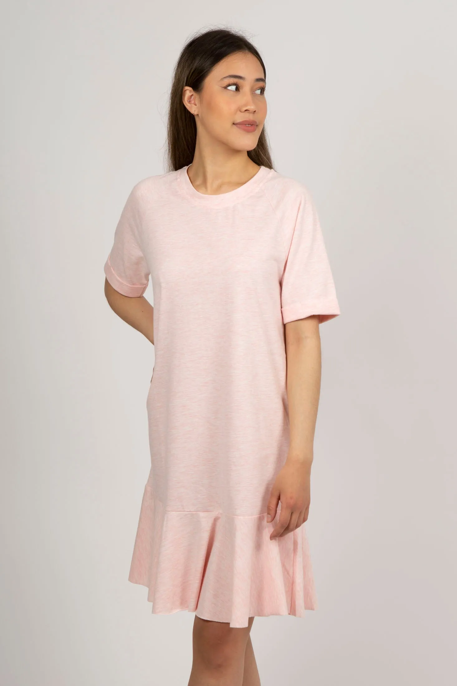 Payton Dress - Light Pink Mélange