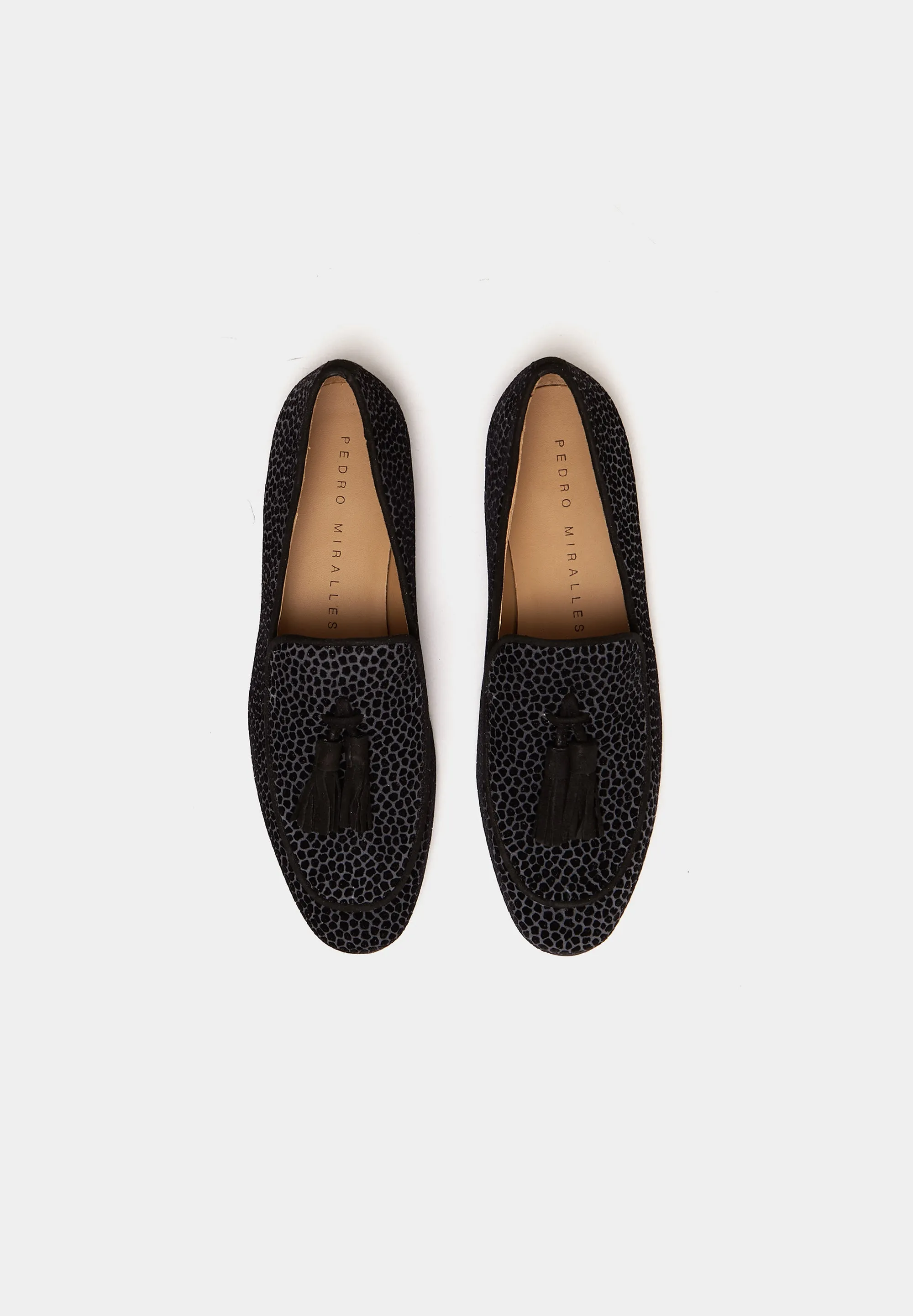 Pedro Miralles-Suede  Loafers (LOW) Grey Giraffe Suede