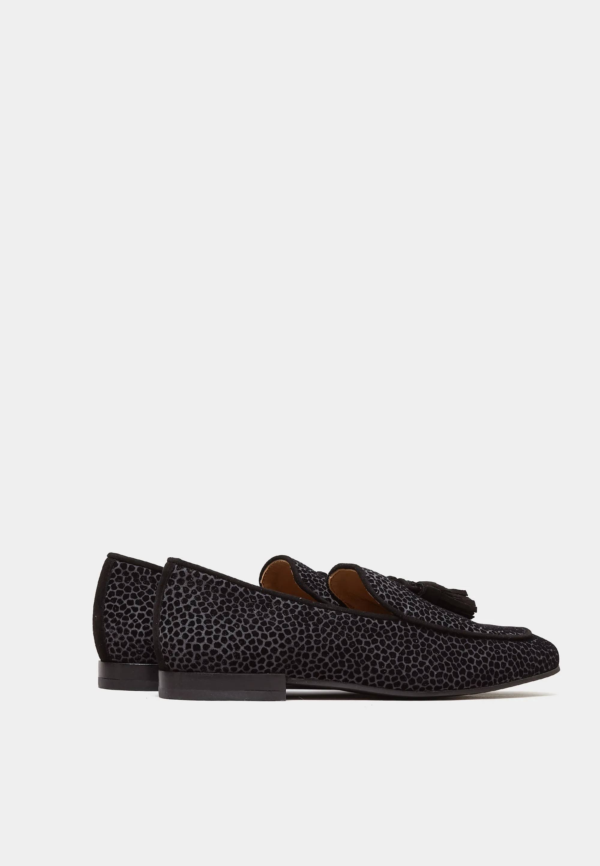 Pedro Miralles-Suede  Loafers (LOW) Grey Giraffe Suede