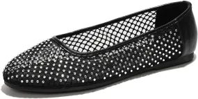 Project Cloud Mesh Womens Flats - Memory Foam Ballet Flats Shoes for Women - Non Slip Ballerina Womens Sneakers - Trendy Slip on Flat Shoes for Women (Ruthie)