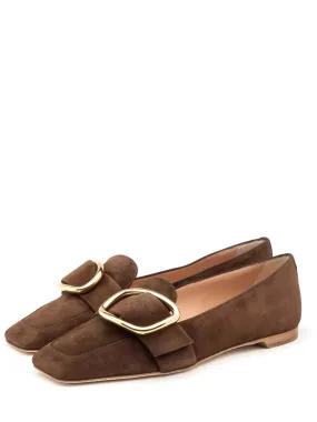 Rupert Sanderson Chesla Women's Chocolate Suede Loafers