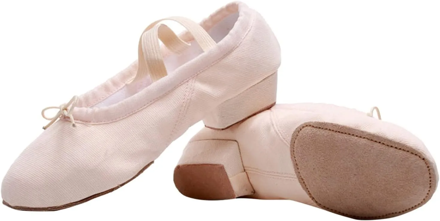 Sandals Women Comfortable Walking Women's Canvas Dance Shoes Soft Soled Training Shoes Ballet Shoes Business Heels Women