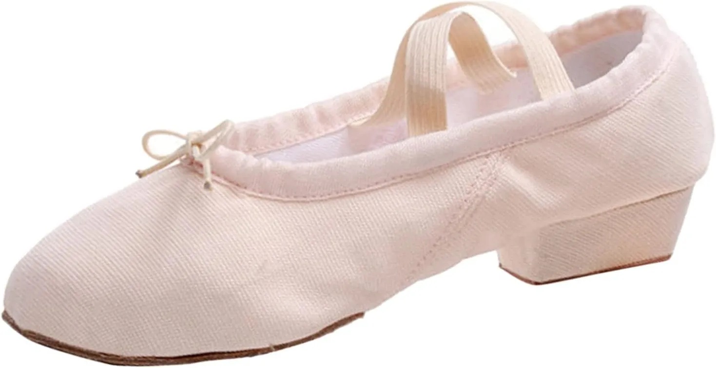Sandals Women Comfortable Walking Women's Canvas Dance Shoes Soft Soled Training Shoes Ballet Shoes Business Heels Women
