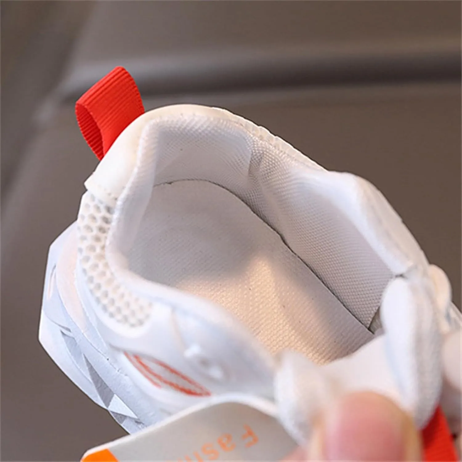 Toddler Infant Boys Girls Light Up Solid Color Sneakers Baby Kids Breathable Mesh Sport Outdoor Casual Tennis Shoes