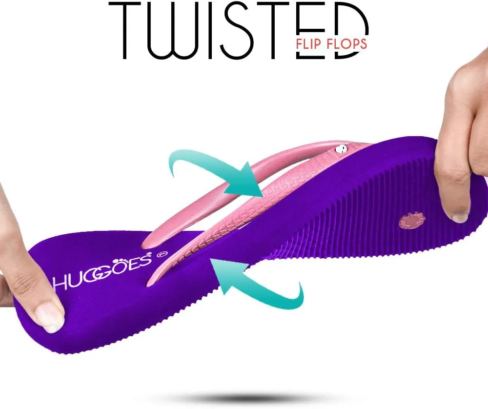 Ultra Soft Comfortable Natural Rubber Summer Beach Flip Flops For Women