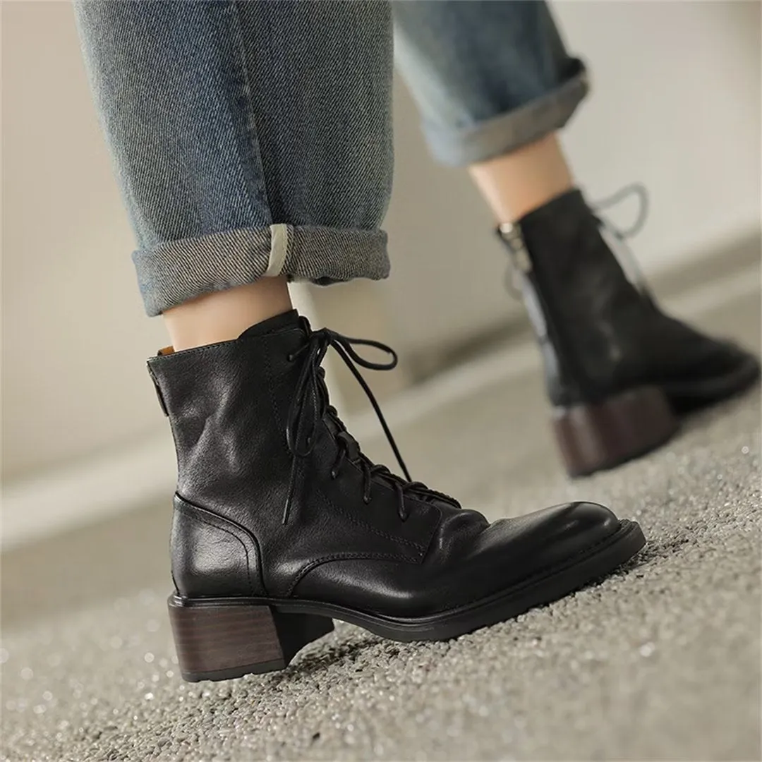 Veltique Adventure Lace Boots