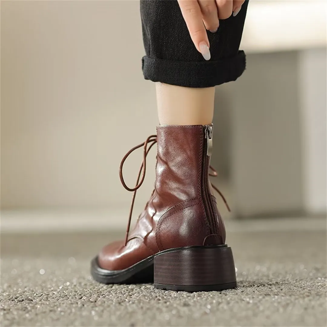 Veltique Adventure Lace Boots