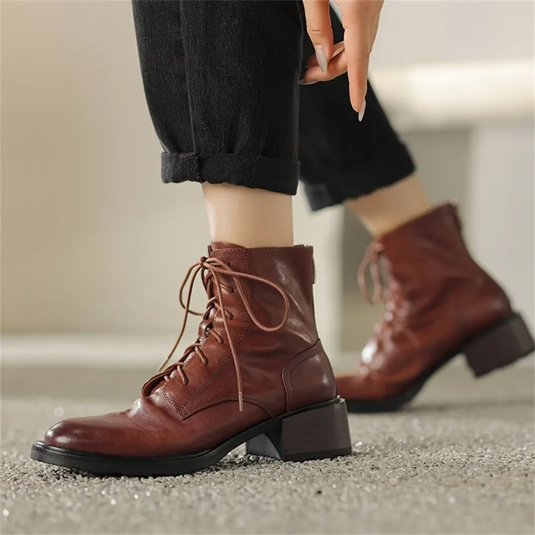 Veltique Adventure Lace Boots